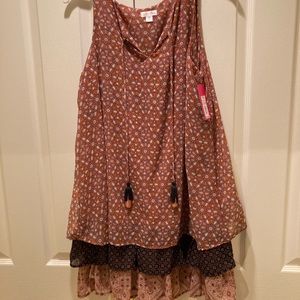 Xhilaration tank dress boho style